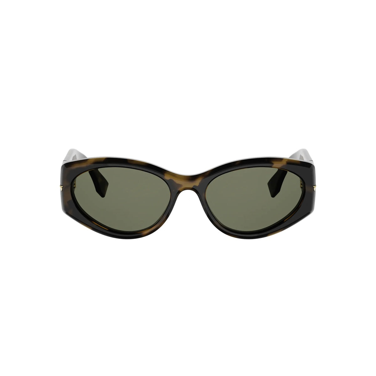 55N - Acetate Shiny Havana with Green Normal lenses