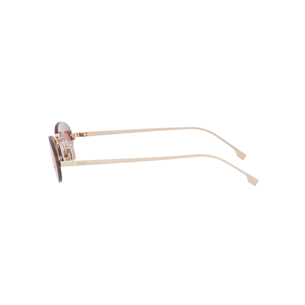 FENDI FE 4075 US 28Z Oval Sunglasses