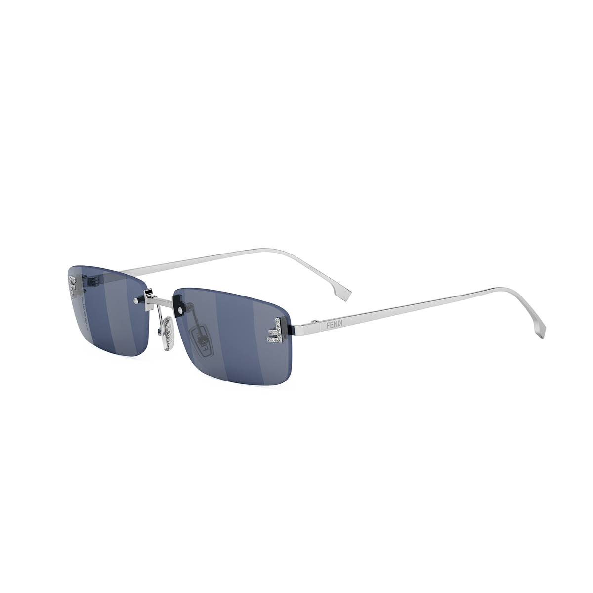 FENDI FE 4172 US 16X Rectangular Sunglasses