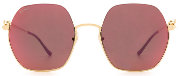 Cartier CT0267S 003 Geometric Sunglasses