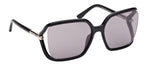 TOM FORD SOLANGE-02 01C Oversized Square Sunglasses