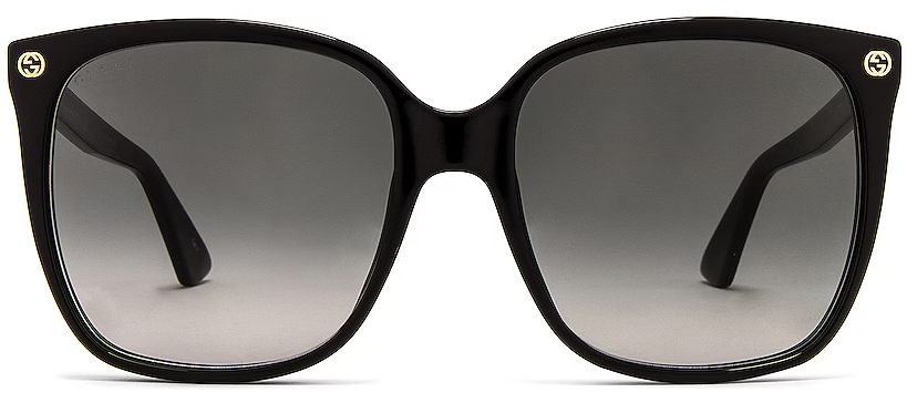 GUCCI GG0022 001 Square Sunglasses