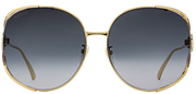 GUCCI GG0225S 001 Oval Sunglasses