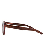 Gucci GG1520S W Pink Pink Brown Cat Eye Sunglasses