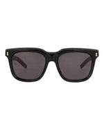 Gucci GG1523S M Black Black Grey Square/Rectangle Sunglasses