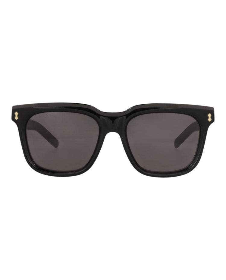 Gucci GG1523S M Black Black Grey Square/Rectangle Sunglasses