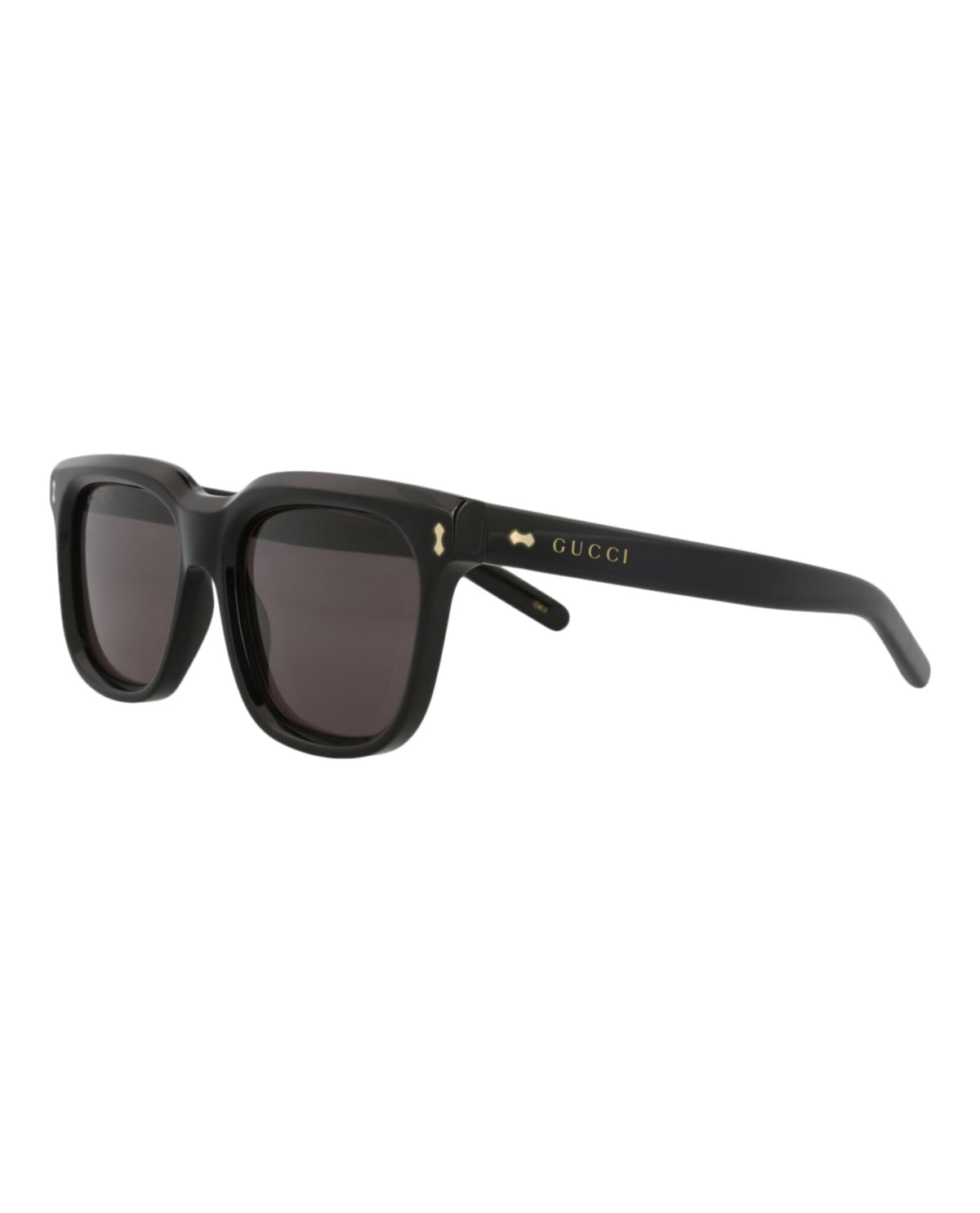 Gucci GG1523S M Black Black Grey Square/Rectangle Sunglasses