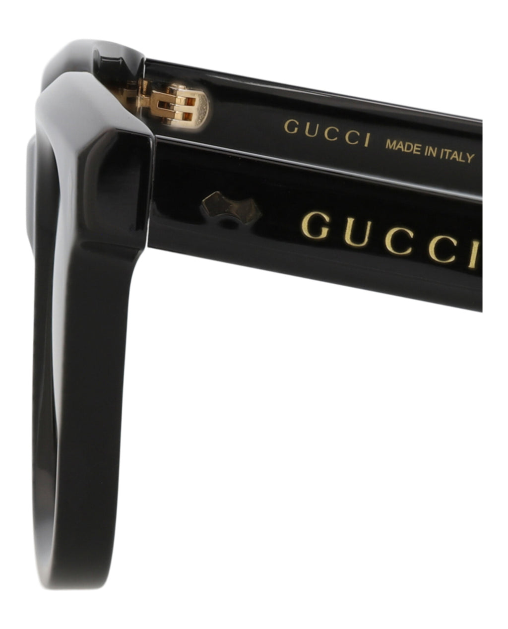 Gucci GG1523S M Black Black Grey Square/Rectangle Sunglasses