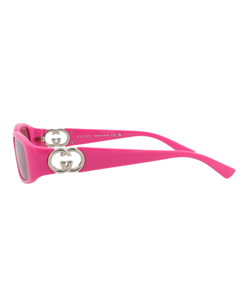 Gucci GG1661S W Fuchsia Fuchsia Pink Square/Rectangle Sunglasses