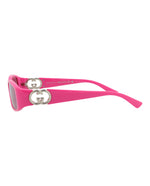 Gucci GG1661S W Fuchsia Fuchsia Pink Square/Rectangle Sunglasses