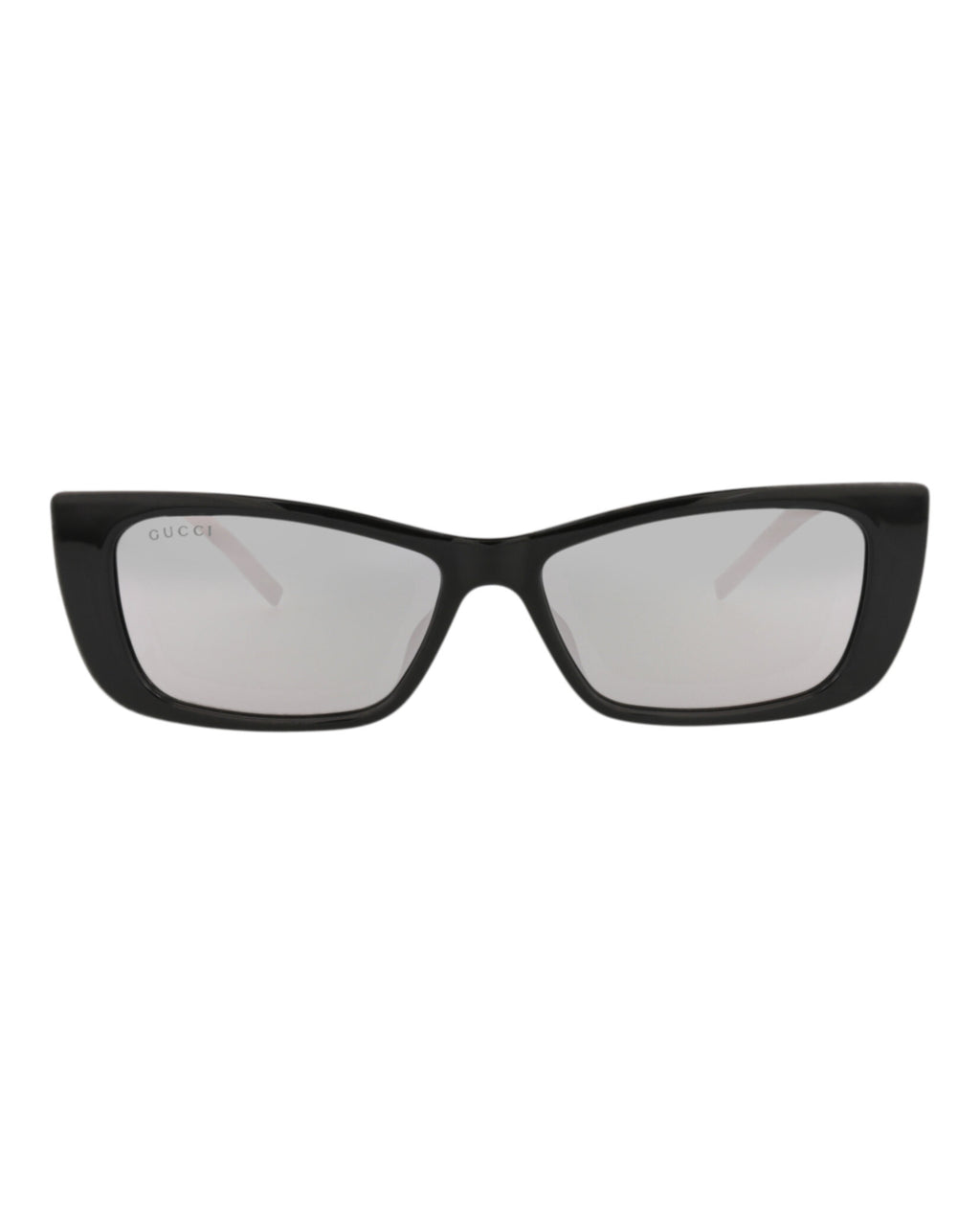 Gucci GG1681S W Black Black Silver Cat Eye Sunglasses