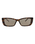 Gucci GG1681S W Havana Havana Grey Cat Eye Sunglasses