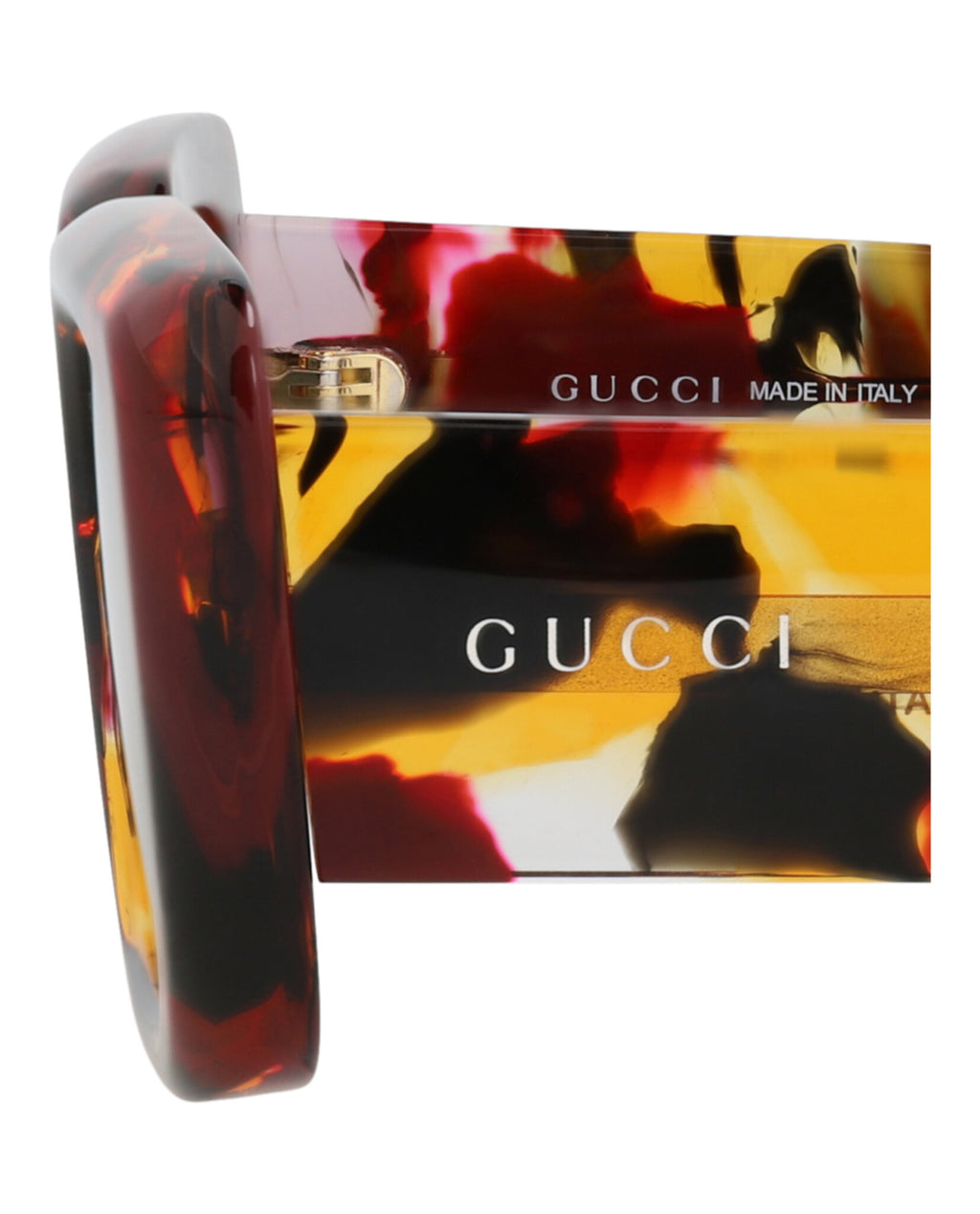 Gucci GG1906S W Burgundy Burgundy Grey Square/Rectangle Sunglasses