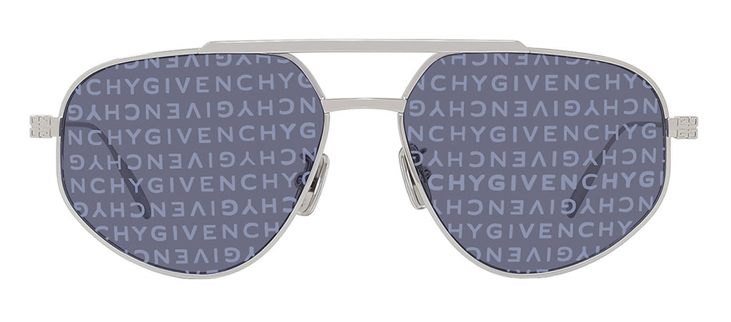 Givenchy 4gem Rimless Shield Sunglasses - Matte Black