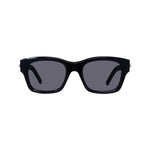 01A - Acetate Shiny Black with Grey Normal lenses
