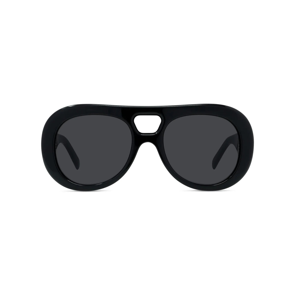 01A - Acetate Shiny Black with Black Normal lenses