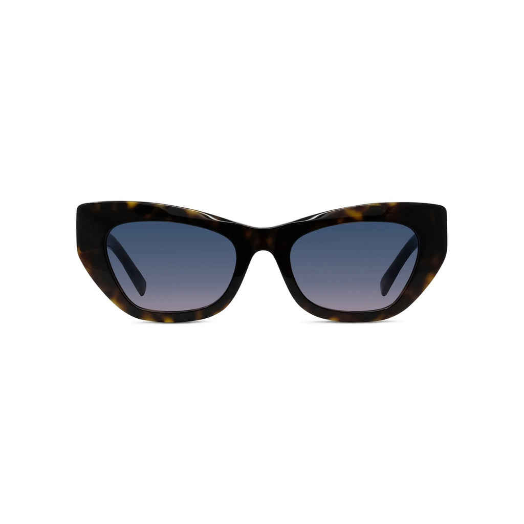 52W - Acetate Shiny Havana with Blue Gradient lenses