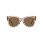 72E - Acetate Shiny Rose with Brown Normal lenses