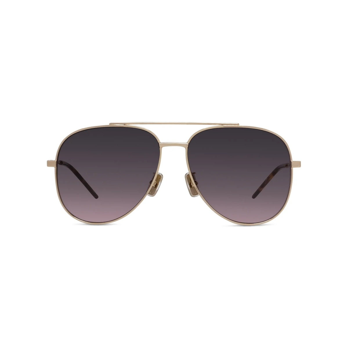 32T - Metal Shiny Gold with Brown Gradient lenses