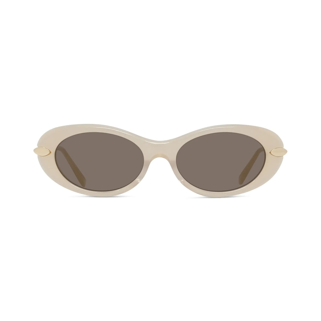 72E - Acetate Shiny Rose with Brown Normal lenses