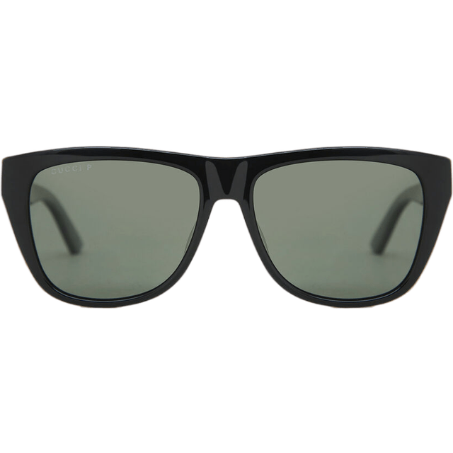 Gucci Rectangular Frame Sunglasses Dark Green