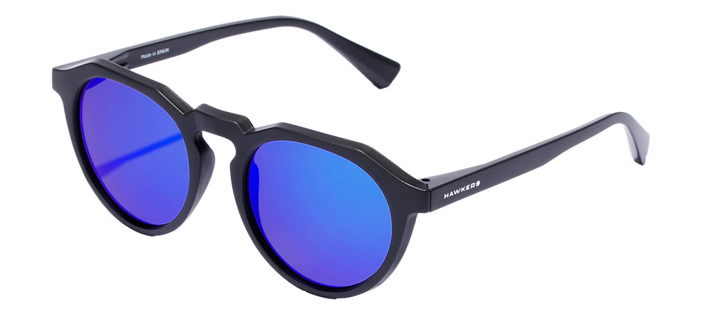 Hawkers WARWICK HWRA21BLTP BLTP Round Polarized Sunglasses