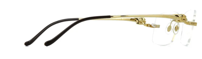 Cartier CT0281O 001 Panthere Rectangle Eyeglasses