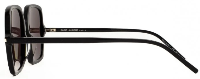 Saint Laurent SL 591 001 Oversized Square Sunglasses