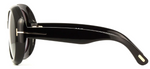 TOM FORD GEORGIA-02 01B Oval Sunglasses