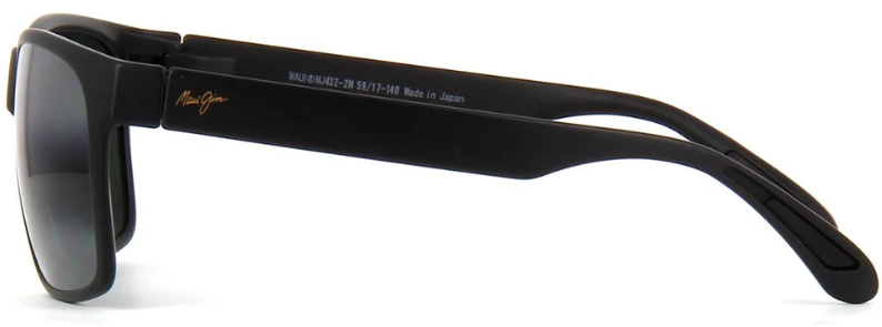 Maui Jim Red Sands Black Square Sunglasses 