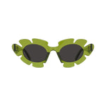 93A - Injected Shiny Lime Transparent / Smoke