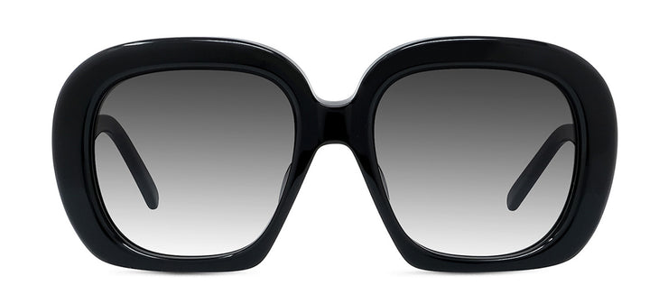 Loewe Curvy LW 40113 U 01B Oval Sunglasses