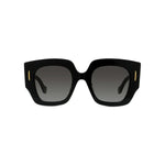01B - Acetate Shiny Black with Grey Gradient lenses