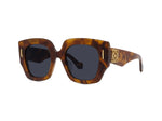 LOEWE LW 40129 U 53V Geometric Sunglasses