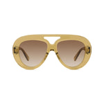 96F - Acetate Shiny Green with Brown Gradient lenses