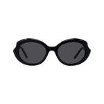 01A - Acetate Shiny Black with Grey Normal lenses