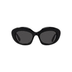 01A - Acetate Shiny Black with Grey Normal lenses