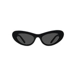 01A - Acetate Shiny Black with Grey Normal lenses
