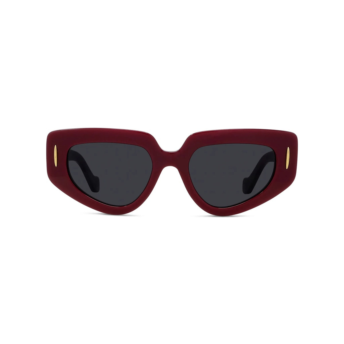 66A - Acetate Shiny Red with Grey Normal lenses
