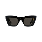 01E - Acetate Shiny Black with Brown Normal lenses