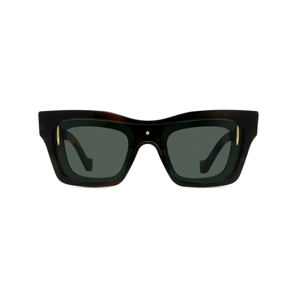 52N - Acetate Shiny Havana with Green Normal lenses