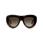 52F - Injected Shiny Havana with Brown Gradient lenses