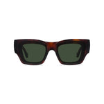 52N - Injected Shiny Havana with Green Normal lenses