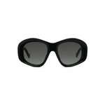 01B - Acetate Shiny Black with Grey Gradient lenses