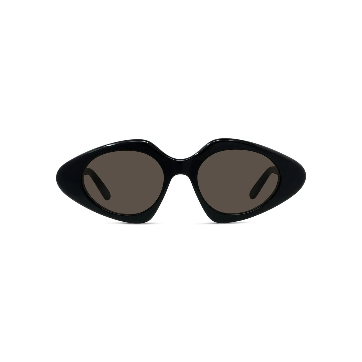 01E - Acetate Shiny Black with Grey Normal lenses