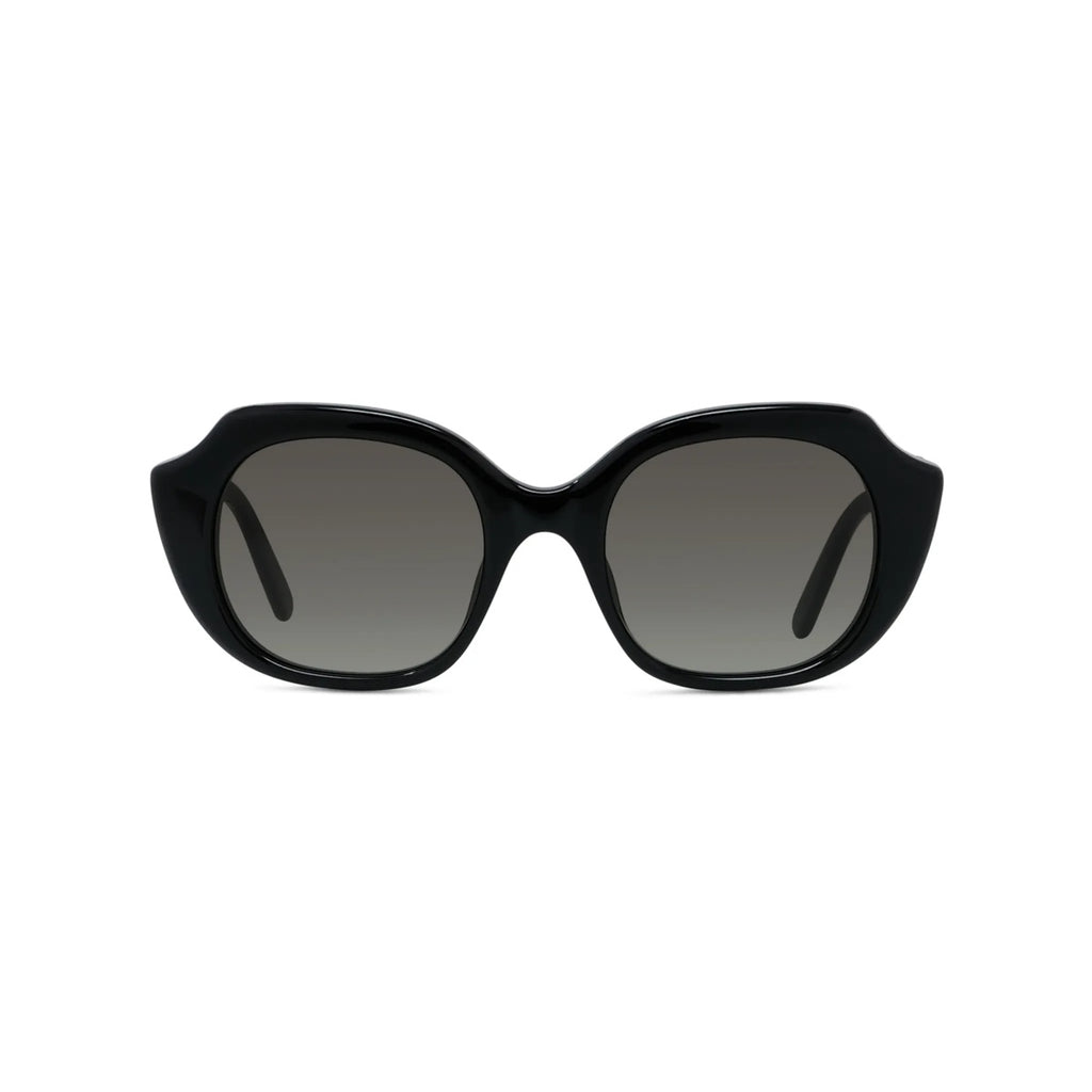 01B - Acetate Shiny Black with Grey Gradient lenses