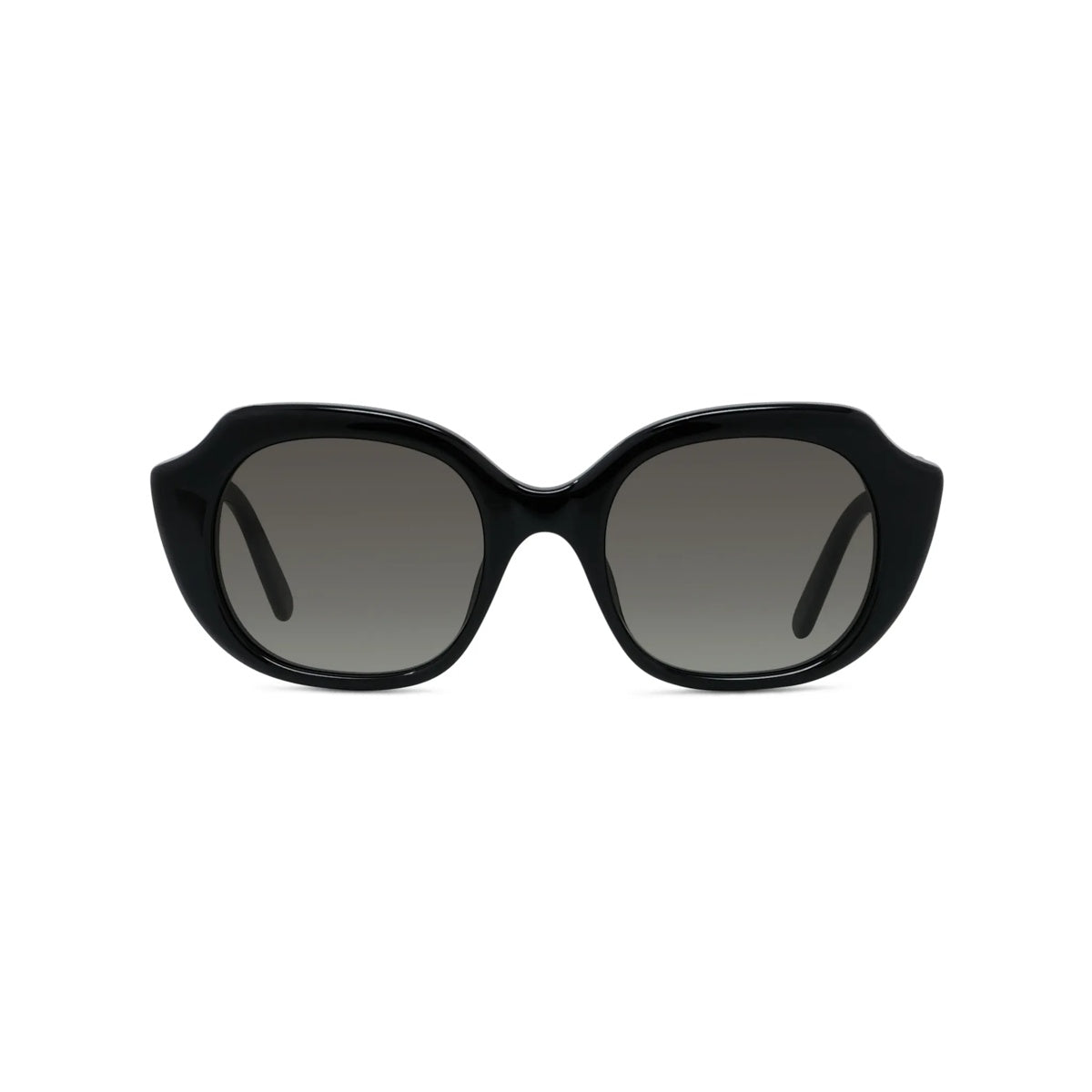 01B - Acetate Shiny Black with Grey Gradient lenses