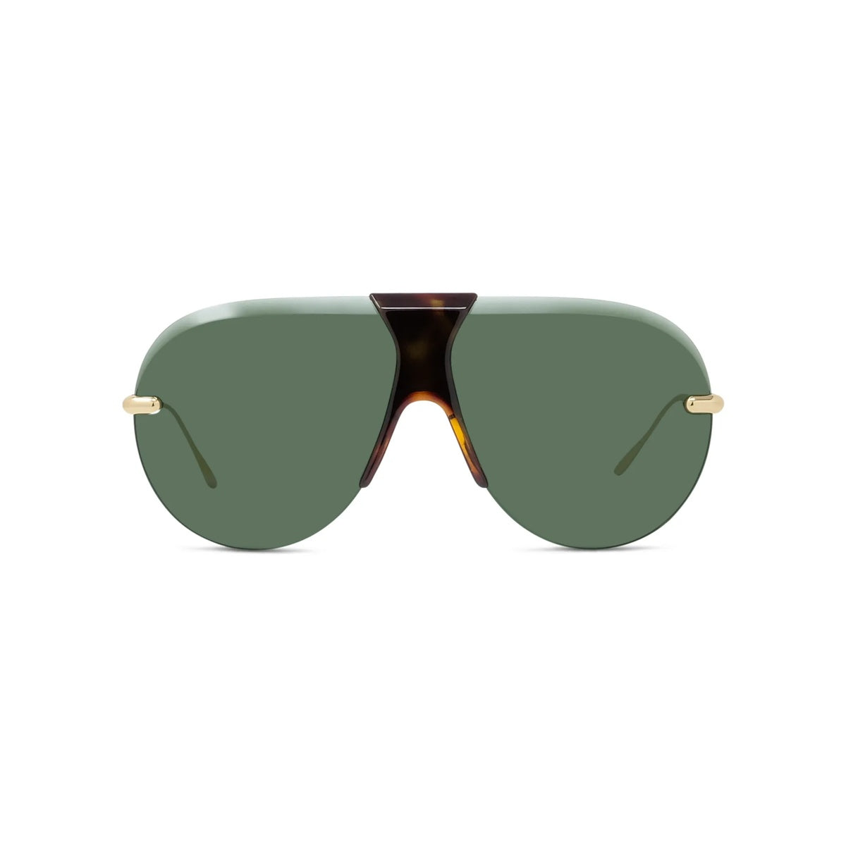 30N - Metal Shiny Havana with Green Normal lenses