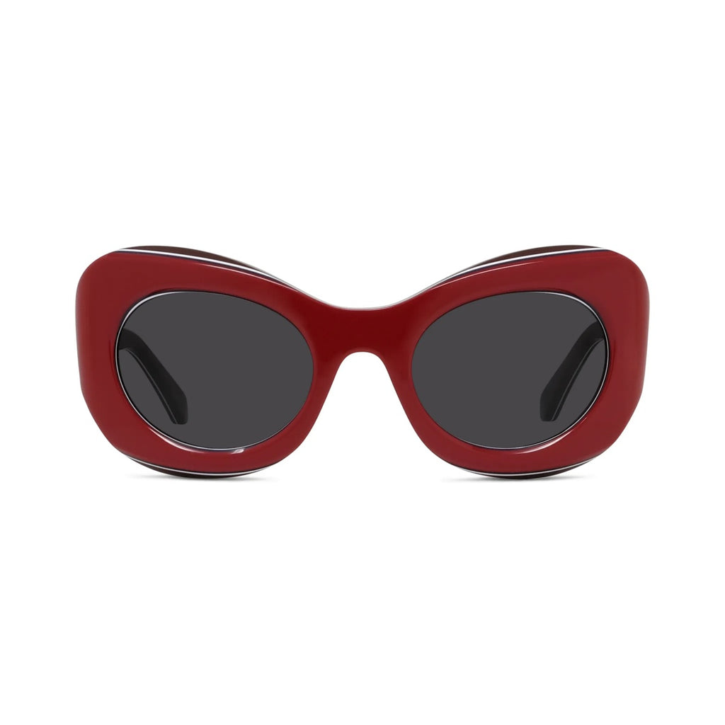 66A - Acetate Shiny Red / Smoke