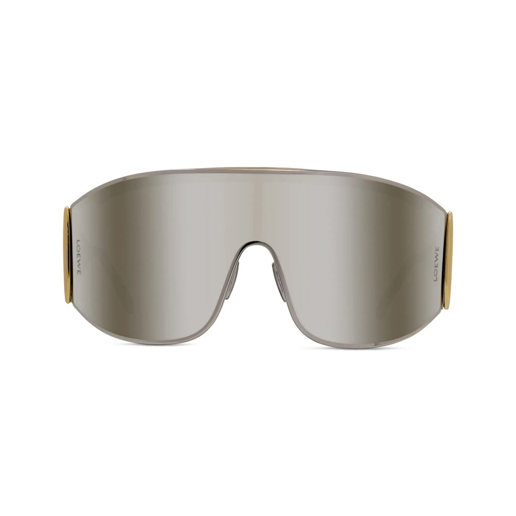 16C - Metal Shiny Silver with Silver Mirror lenses